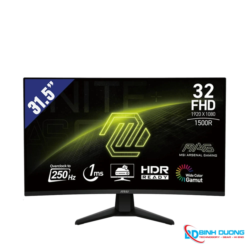 Màn hình Gaming MSI MAG MAG32C6X 250HZ /1MS HDMI+DP