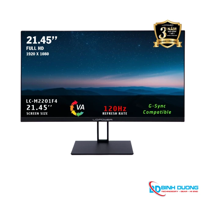 Màn hình LC POWER 22inch LC-M2201F4 IPS FHD 120Hz
