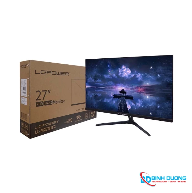 Màn hình LC-POWER LC-M27N1F2 | 27 inch, Full HD, 144Hz, IPS, 1ms, HDMI, VGA - Chi tiết 5