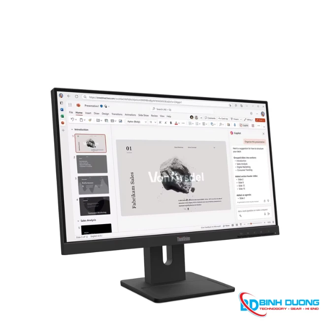 Màn hình Lenovo ThinkVision E22-40 64C9MAR6VN (21.5Inch/ Full HD/ 4ms/ 100HZ/ 250cd/m2/ IPS/ Loa)