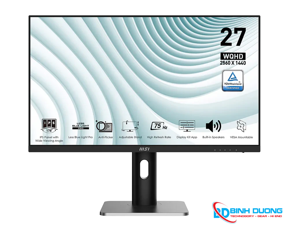 Màn hình MSI PRO MP273QP 27 inch/ WQHD/ IPS/ 75Hz/ 1ms