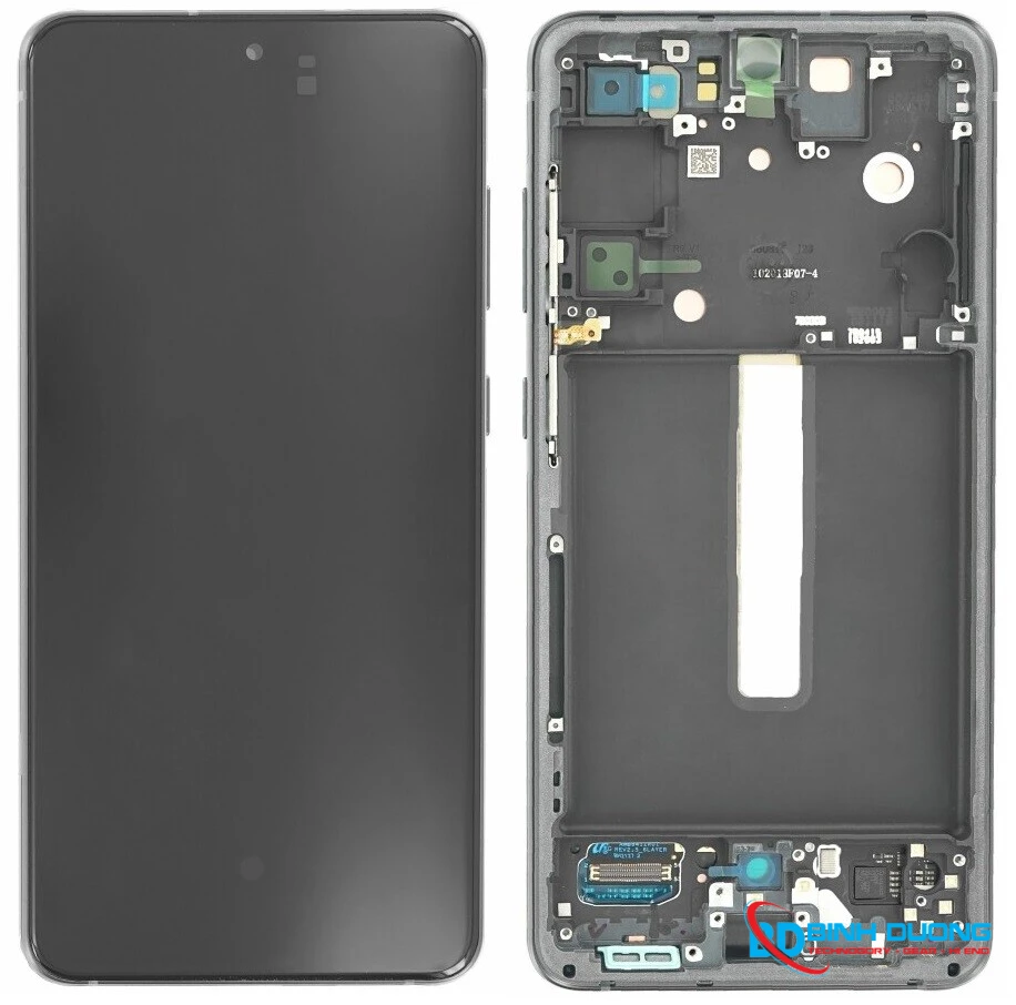 Màn hình Samsung S21FE 5G / G990 Phản Quang Phôi to (Khung đen)