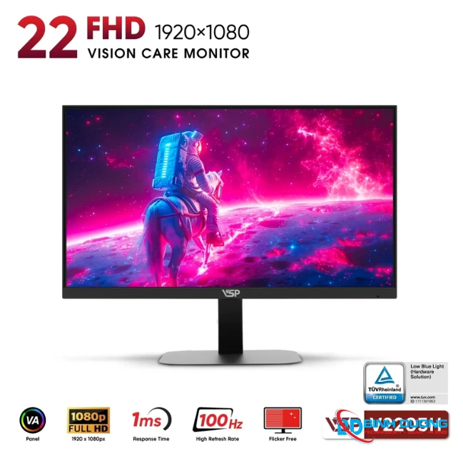 Màn Hình VSP V2203H (22 inch / VA / FHD / 100Hz / 1ms)
