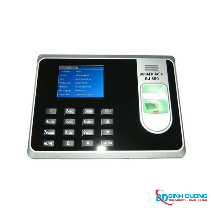 Máy chấm công vân tay RONALD JACK RJ550A