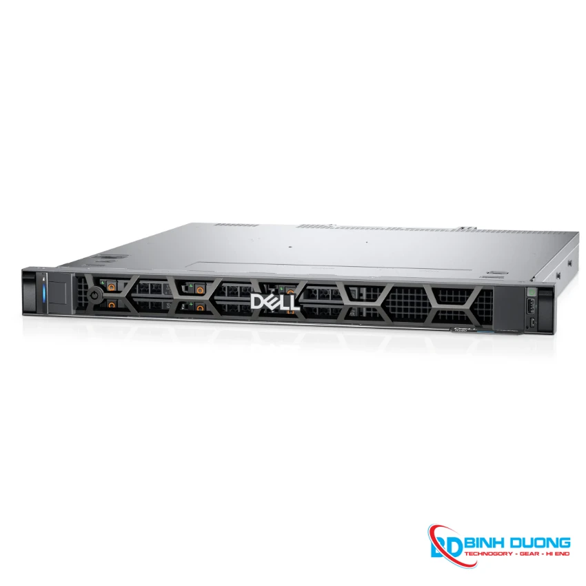 Máy chủ Dell PowerEdge R260 42SVRDR260-01A (Intel Xeon E-2414 2.6G | 16GB RAM | 2TB HDD | PSU 450W | Power Cord | BC 5720 DP 1GbE | iDRAC9, Basic 16G | Bezel | Rails | DVD-ROM EXT | 3Years)