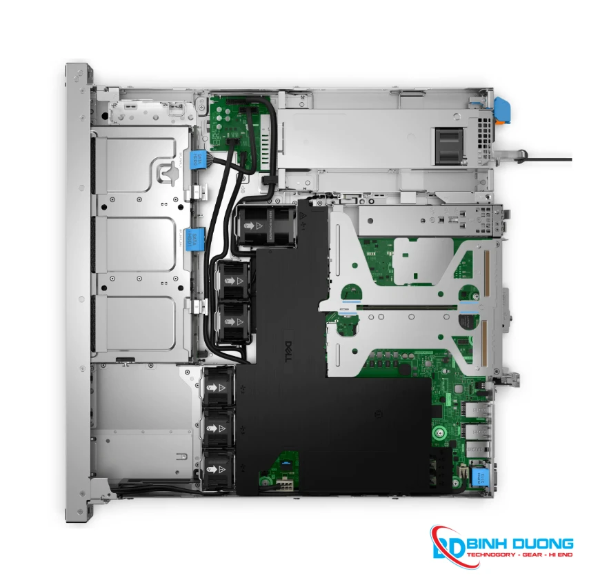 Máy chủ Dell PowerEdge R260 42SVRDR260-01A (Intel Xeon E-2414 2.6G | 16GB RAM | 2TB HDD | PSU 450W | Power Cord | BC 5720 DP 1GbE | iDRAC9, Basic 16G | Bezel | Rails | DVD-ROM EXT | 3Years) - Chi tiết 5
