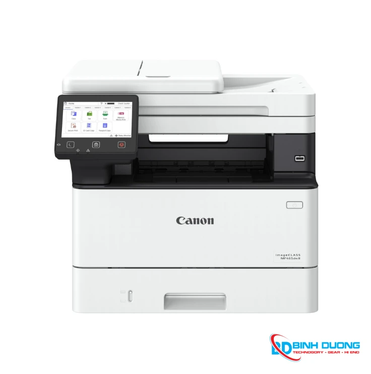 Máy in laser đen trắng đa năng Canon MF461dw (In đảo mặt| Copy | Scan| ADF| A4| A5 USB| LAN| WIFI)