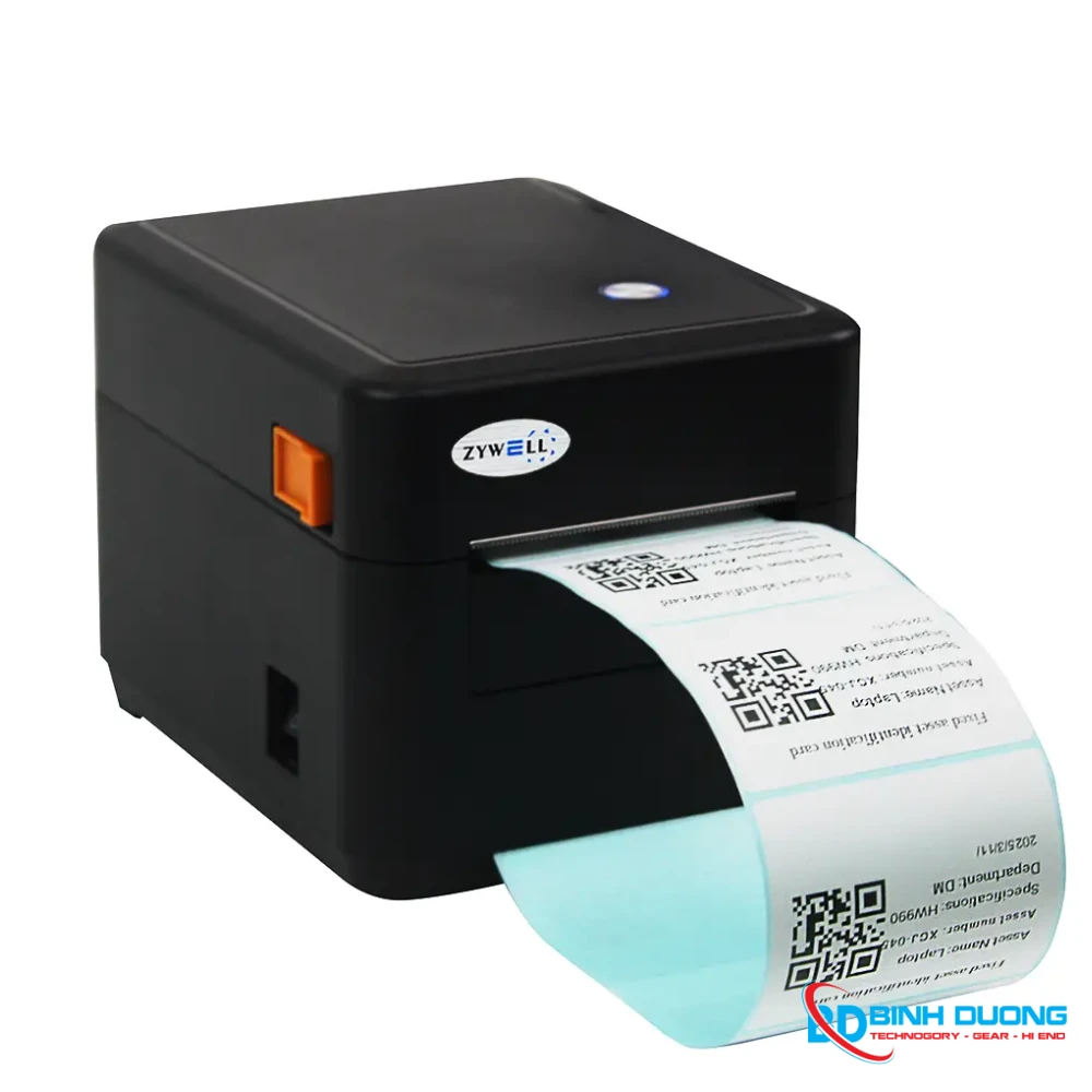 Máy in mã vạch Zywell ZY-3608 (USB + LAN Khổ K80mm) - Chi tiết 3