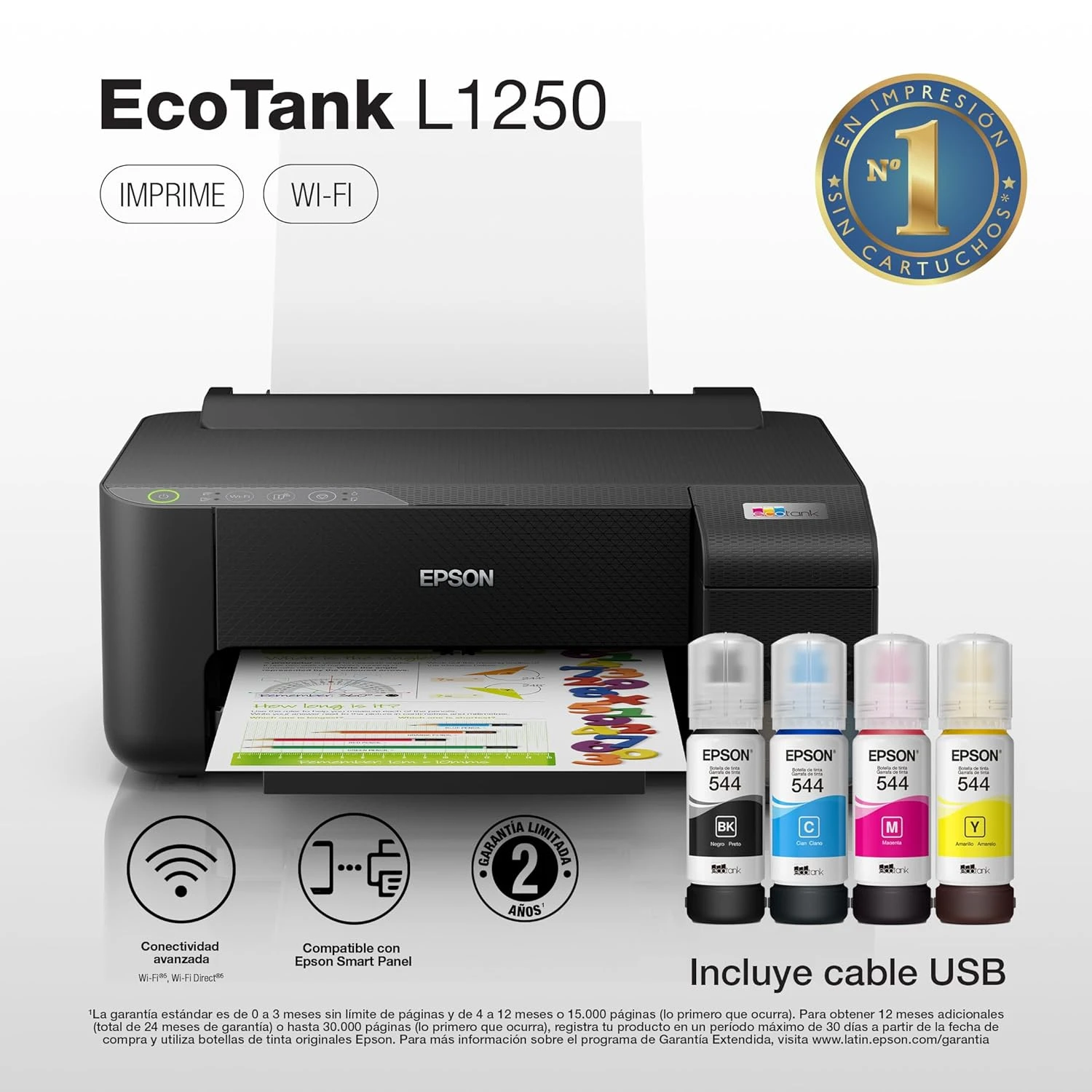 Máy in phun màu Epson L1250 (In| A4| USB| WIFI) - Chi tiết 6