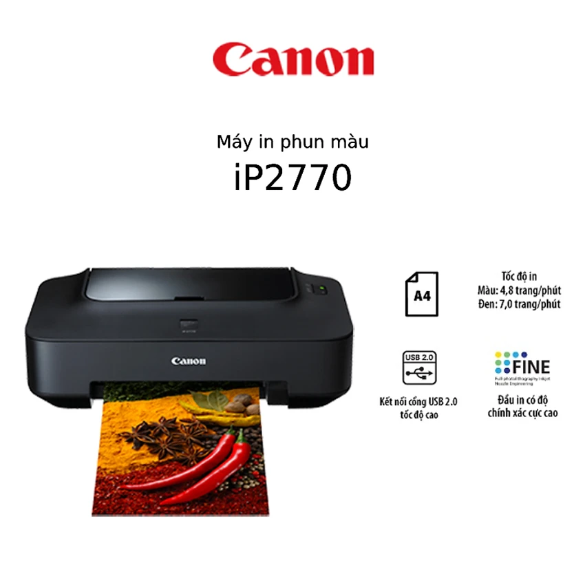 Máy In Phun Màu Canon IP2770 - Chi tiết 4