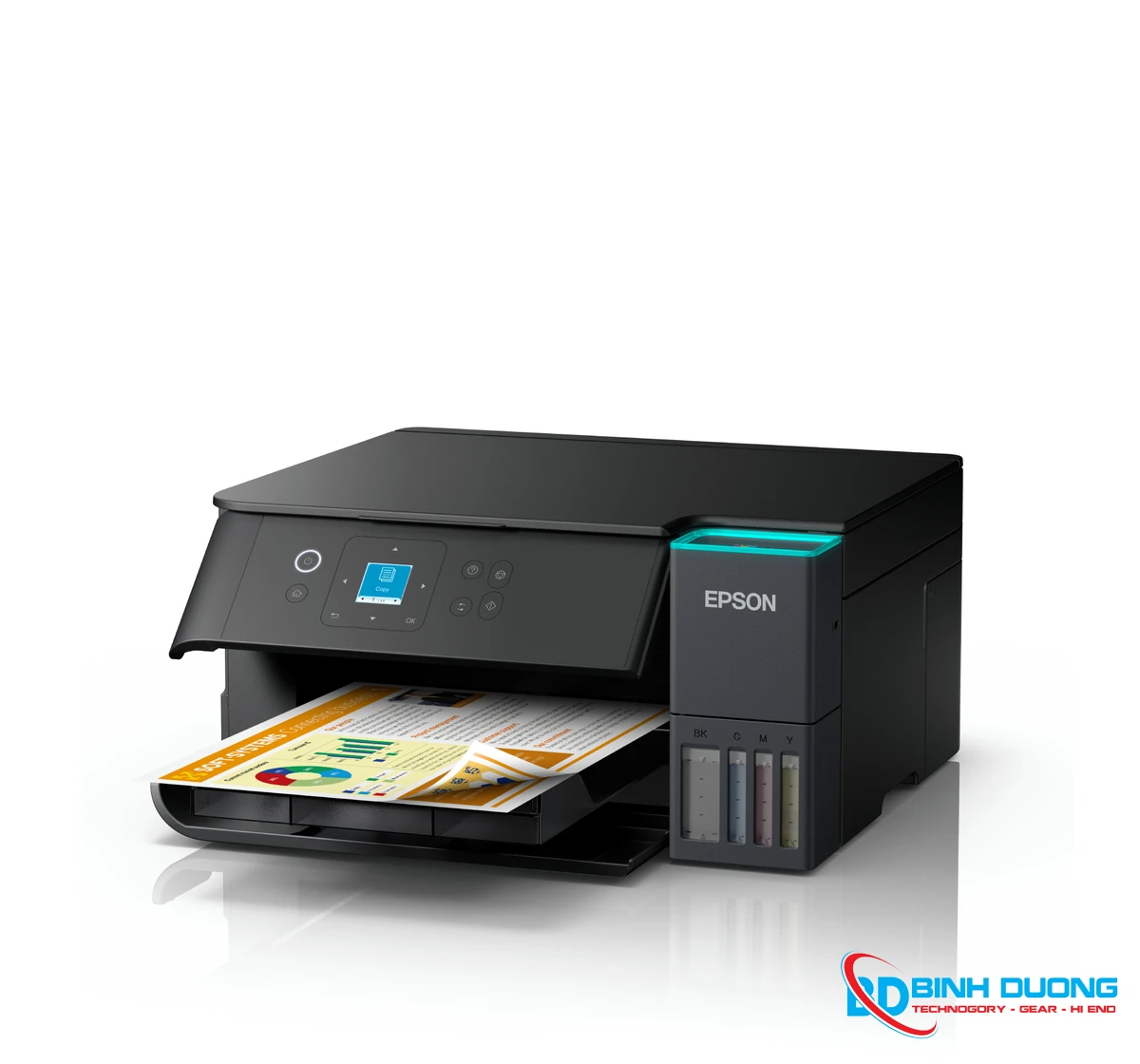 Máy in phun màu đa năng Epson EcoTank L4360 (In đảo mặt| Copy| Scan| A4| A5| USB| WIFI) - Chi tiết 2