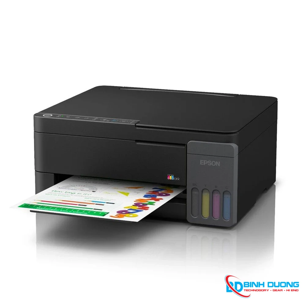 Máy in phun màu Epson Ecotank L3350 (In | Copy| Scan| A4| A5| USB| LAN| WIFI) - Chi tiết 3