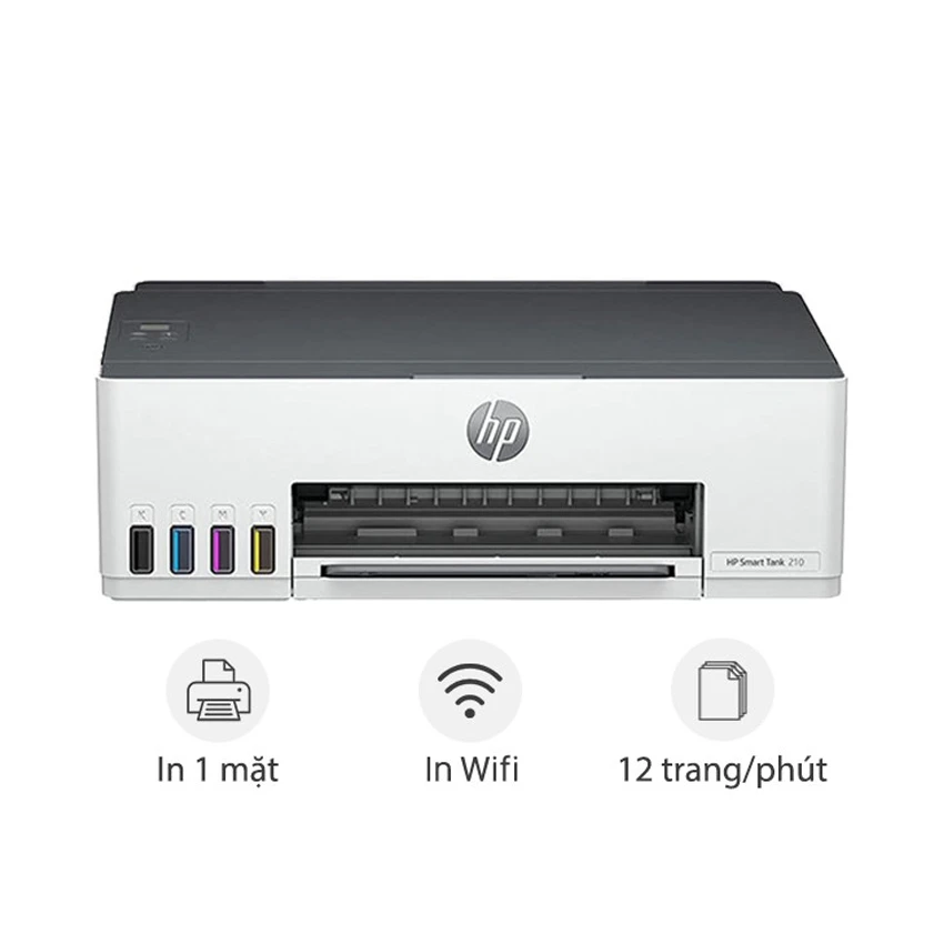 Máy in phun màu HP Smart Tank 210 (3D4L3A)