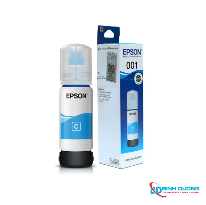 Mực in Epson 001 Cyan Ink Bottle (C13T03Y200) Chính hãng