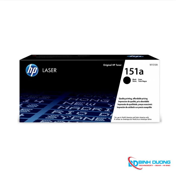 Mực In HP 151A Black LaserJet Toner Cartridge (W1510A) Chính Hãng Dùng Cho HP 4003dn, 4003dw, 4103fdn, 4103fdw