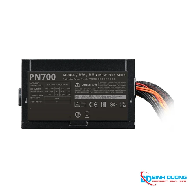 Nguồn Cooler Master Elite NEX 700W 230V Peak PN700 - Chi tiết 5