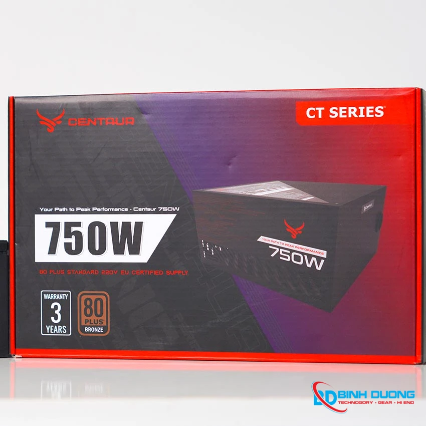 NGUỒN CST CENTAUR CT750W 750W 80 PLUS 2 CPU 8 PIN + 1 VGA 8 PIN