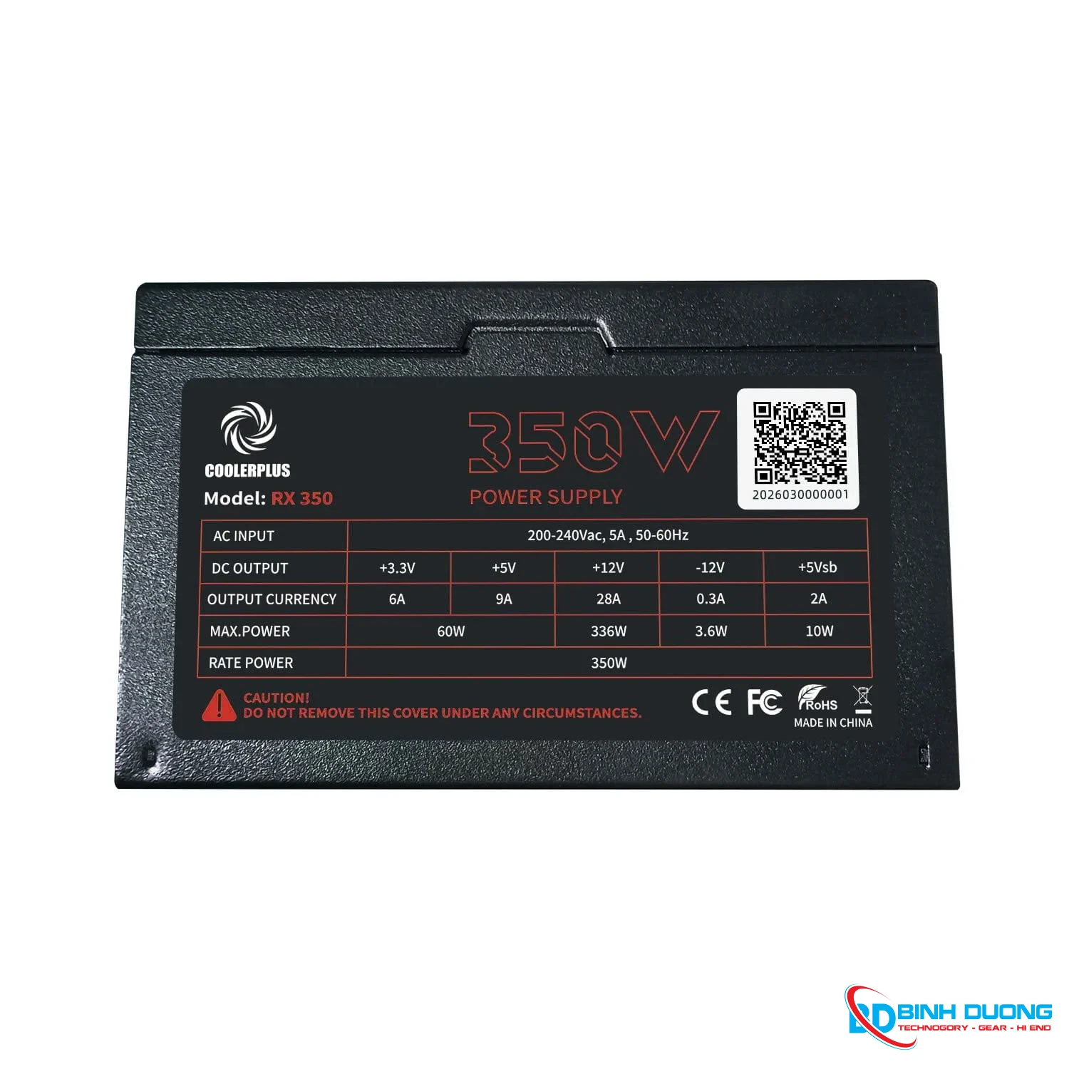 Nguồn Máy Tính CoolerPlus RX350 350W - Chi tiết 5