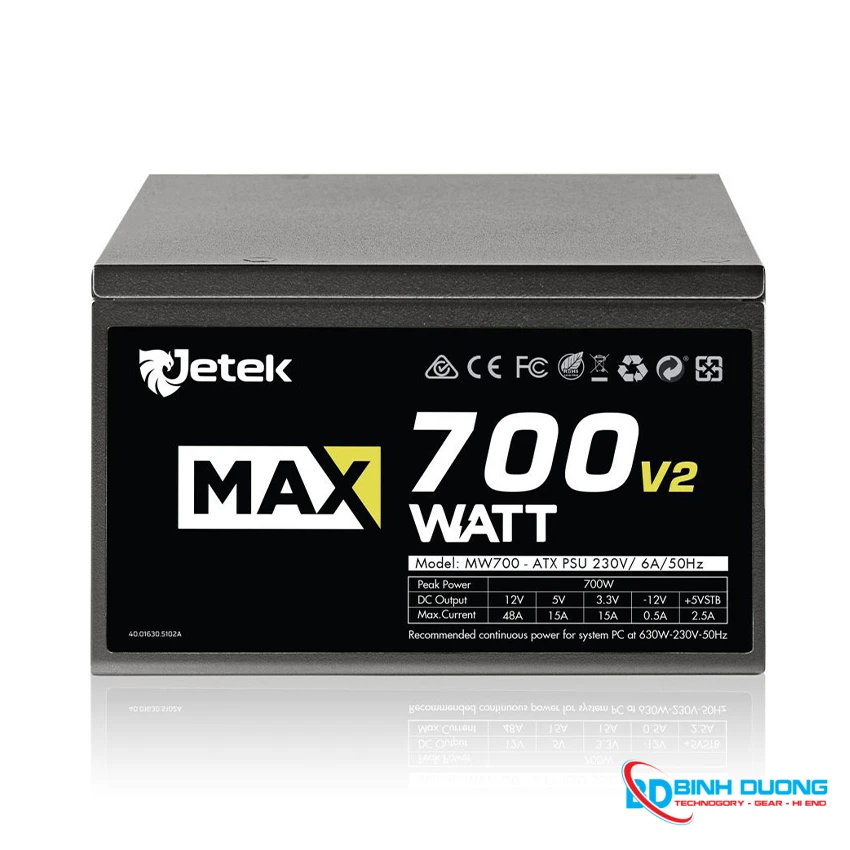 Nguồn máy tính Jetek 700W (V2) - Chi tiết 2