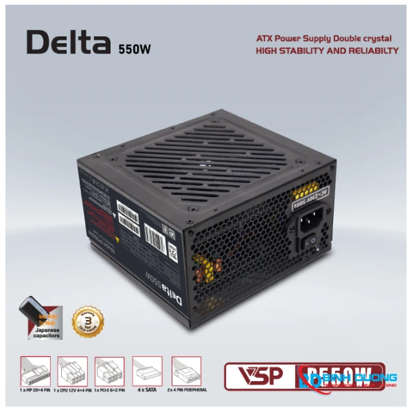 Nguồn Máy Tính VSP Delta P550 550W