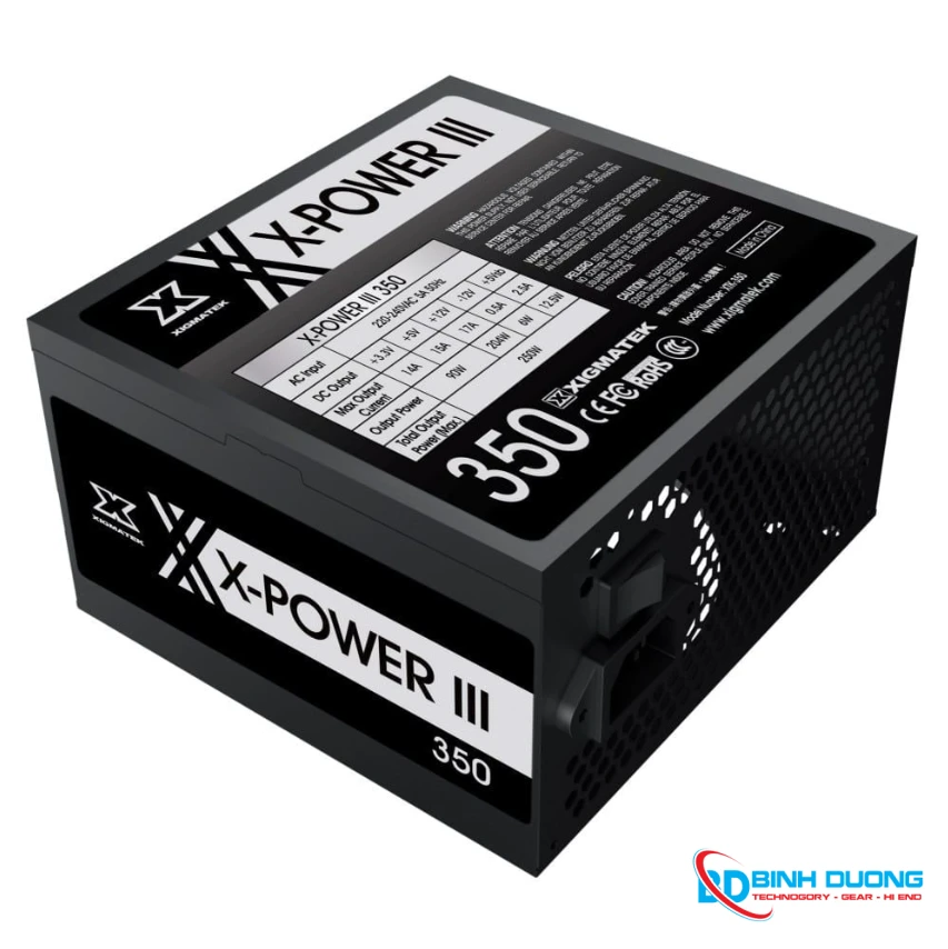 Nguồn máy tính Xigmatek X-POWER III 350 - 250W EN49608
