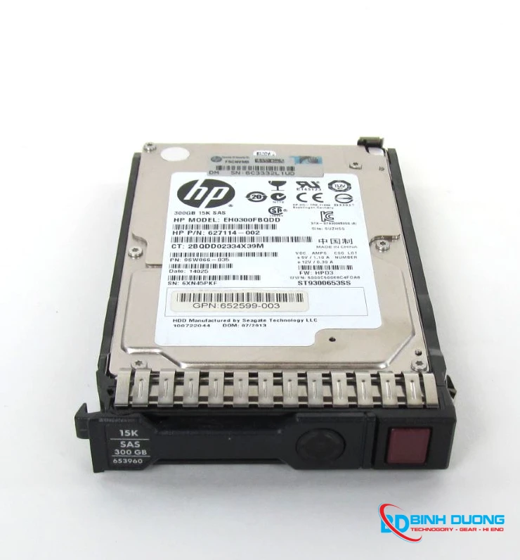 Ổ cứng HDD HP 300GB 15K SAS 2.5 inch 65211-B21