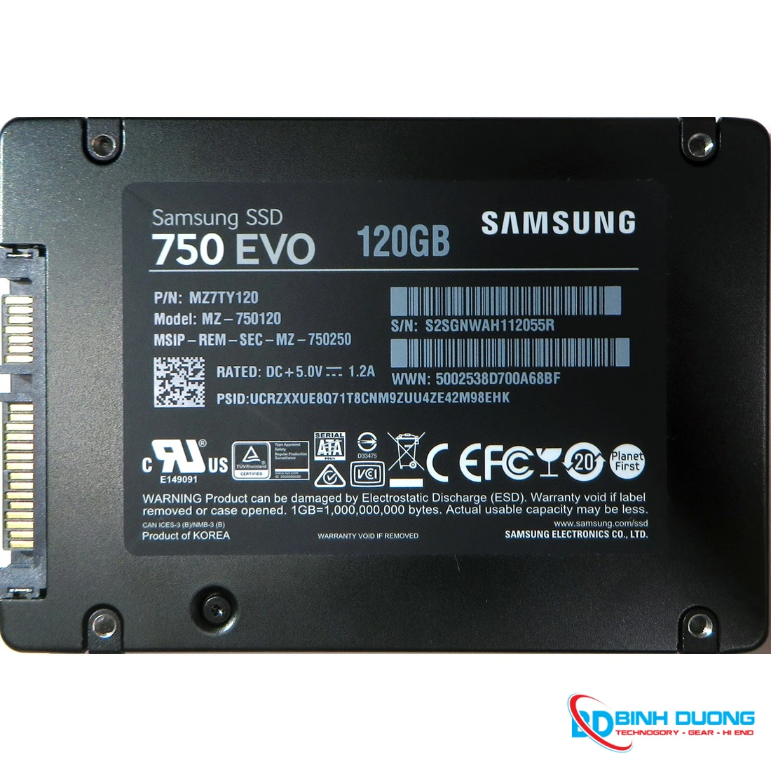Ổ Cứng SSD 2.5" Sata III 120G Thương Hiệu Samsung (750 EVO) - Chi tiết 2