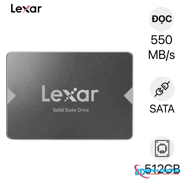 Ổ Cứng SSD Lexar 512GB NS100 Sata 3 2.5inch