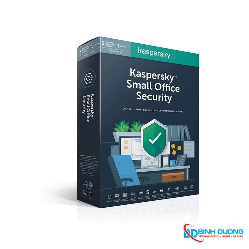 Phần mềm Kaspersky Small Office Security (KSOS 1 server + 5PC)