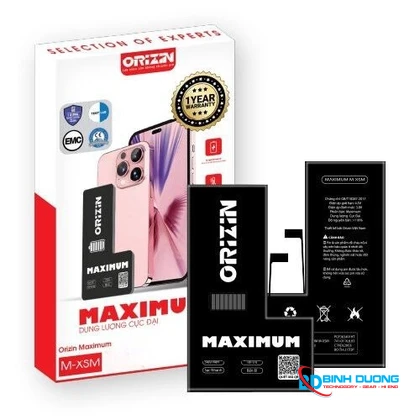 Pin dung lượng cực đại Orizin Maximum mã M-Xsm chính hãng dành cho điện thoại iPhone  dung lượng 3710mah