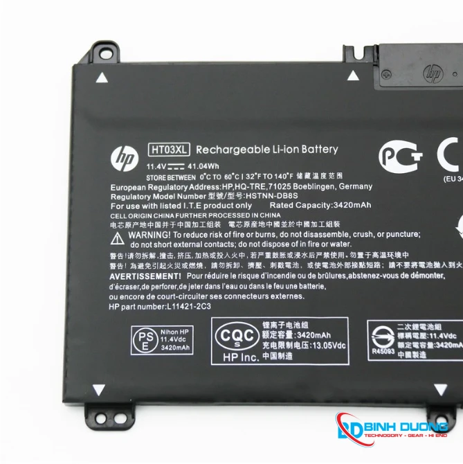 Pin HP 14-CE000 HT03XL (GREEN CELL) - 3 CELL - Chi tiết 2
