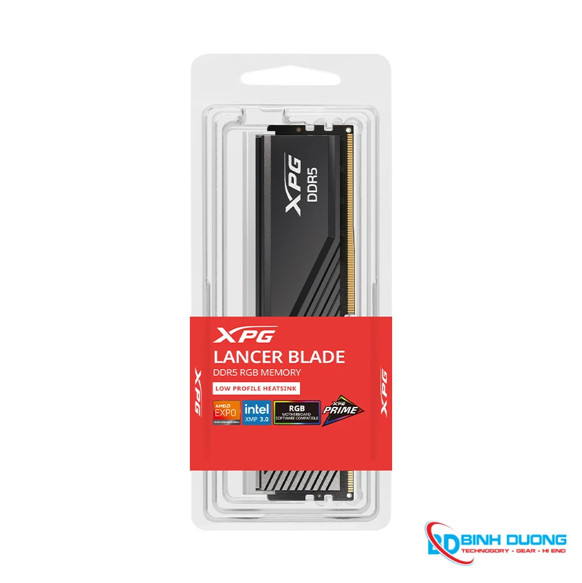 Ram Adata XPG Lancer Blade RGB 16GB (16GBx1) 5600Mhz DDR5 Black (AX5U5600C4616G-SLABRBK) - Chi tiết 3