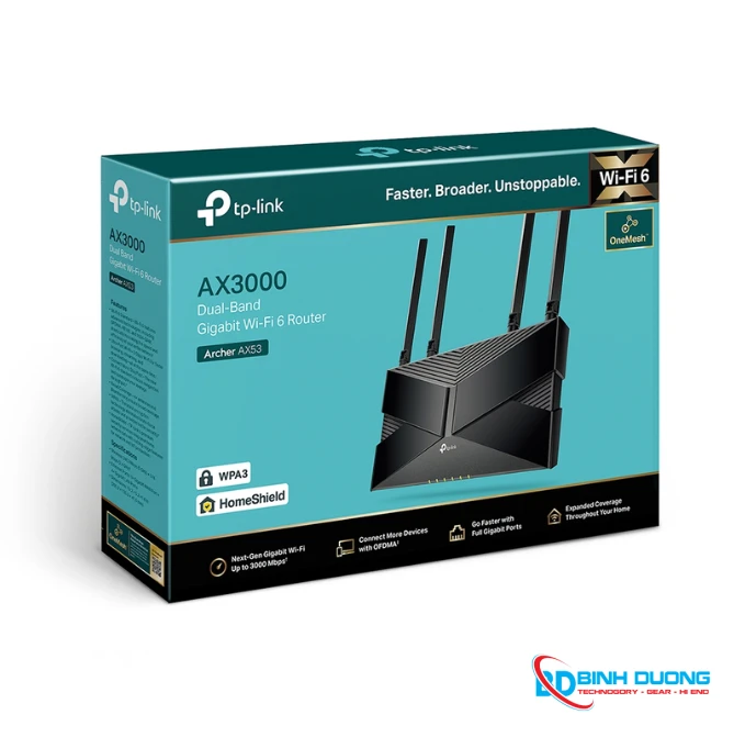 Router Wifi Chuẩn Wifi 6 AX3000 TP-Link Archer AX53 - Chi tiết 4
