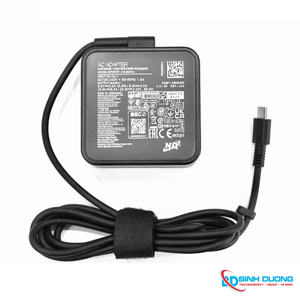 Sạc Laptop Asus 65W Type-C Vuông Zin (20V - 3.25A) - Chi tiết 2