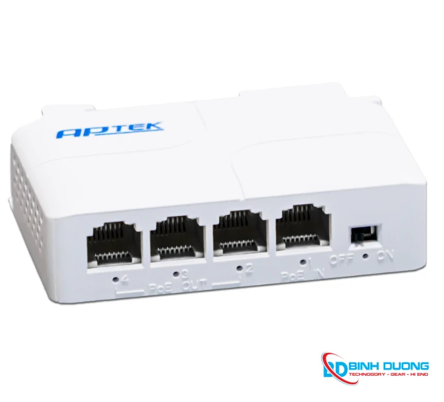 SWITCH POE APTEK AP103FP 3 PORT ( 100MB ) ( CAMERA IP 100M ) - Chi tiết 2