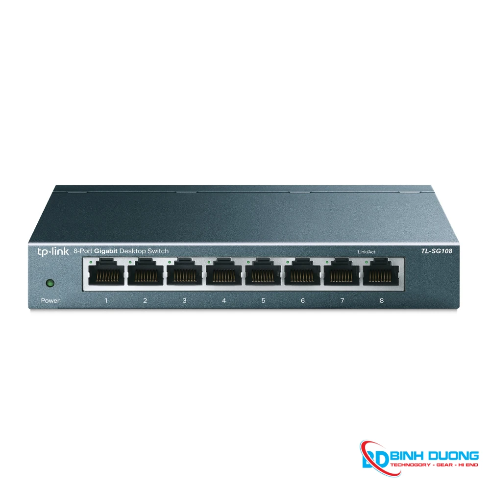 Switch Tp-Link TL-SG108 8 Port 1Gb Gigabit Hộp Sắt