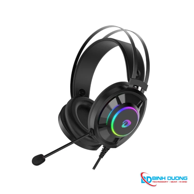 Tai nghe DAREU EH469 Black RGB – Màu đen