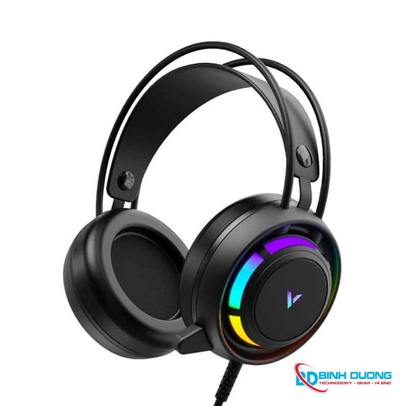 Tai nghe gaming có dây Rapoo VH360C (Usb/ Mic ngắn/ Rgb Led)