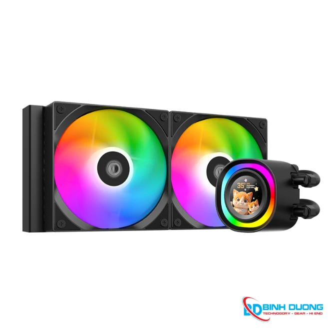 Tản Nhiệt Nước AIO ID-Cooling FX240 LCD ARGB Black