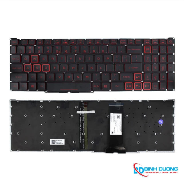 Thay bàn phím Laptop Acer AN515-54 led đỏ