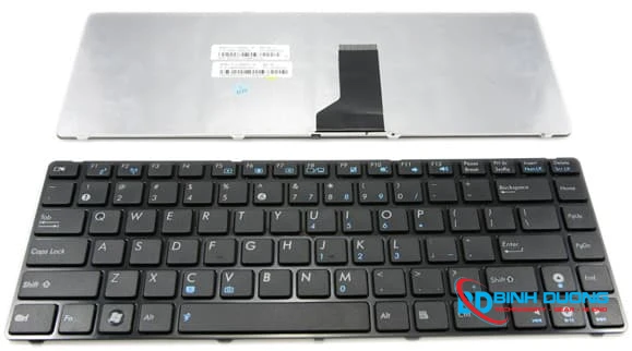 Thay bàn phím laptop Asus K42 , A42, A42F, A43, K43, K84, U30, U31, U35, U45, U80, U81, UL30, UL80, P42, N43, N82, X42, X43, X44, X45, X45C Đen