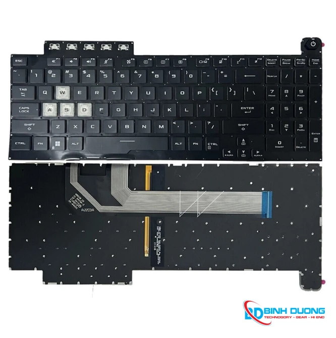 Thay bàn phím Laptop Asus TUF Gaming FX507 FX507Z FX707 FX707Z FX517 FX517Z (ZIN LED)