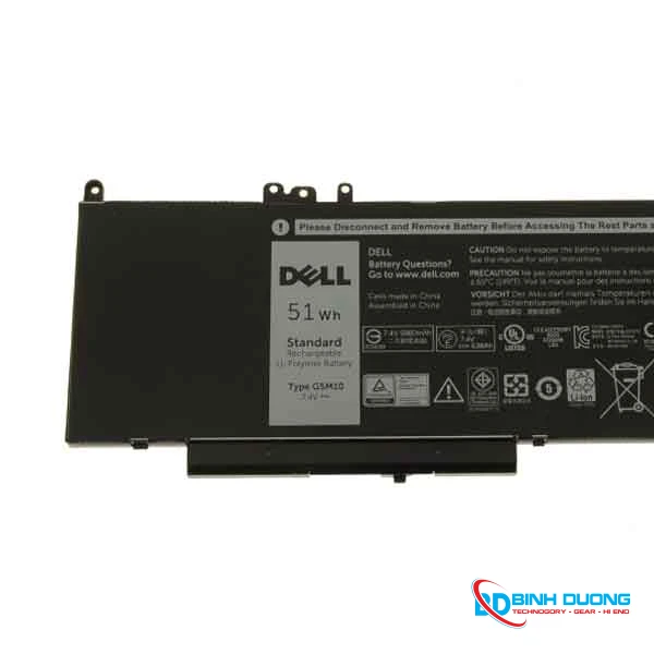Thay Pin Laptop Dell Latitude E5270 / E5450 / E5470 / G5M10 Zin 51W H07-3 - Chi tiết 2
