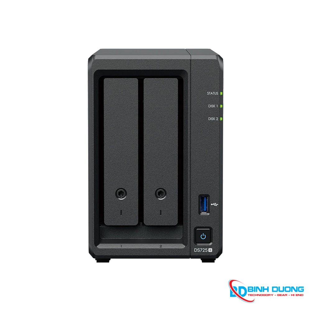 Thiết bị lưu trữ mạng NAS Synology DS725+ (Chưa có ổ cứng)