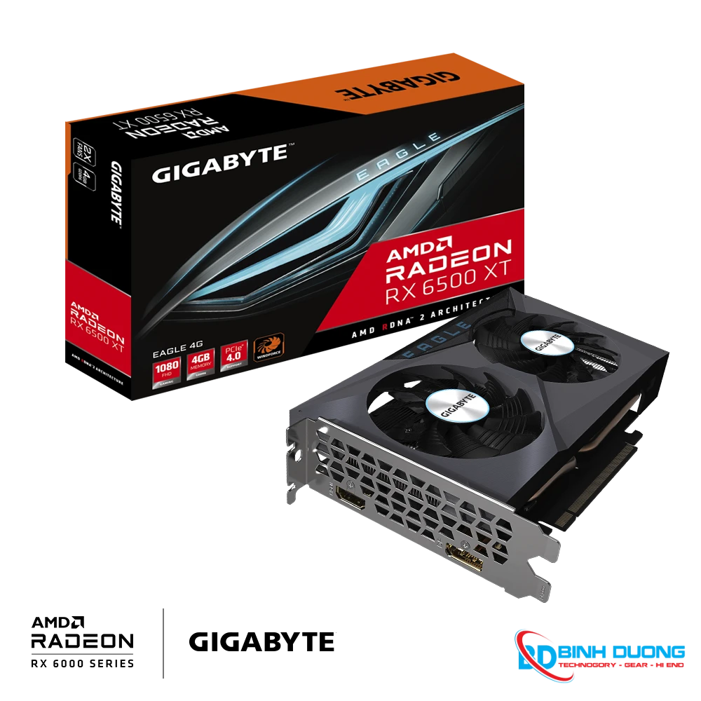 VGA Gigabyte Radeon™ RX 6500 XT EAGLE 4G (GV-R65XTEAGLE-4GD) - Chi tiết 7