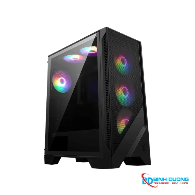 Vỏ Case máy tính MSI MAG FORGE 120A AIRFLOW (ATX-Kèm 6 Fan RGB)
