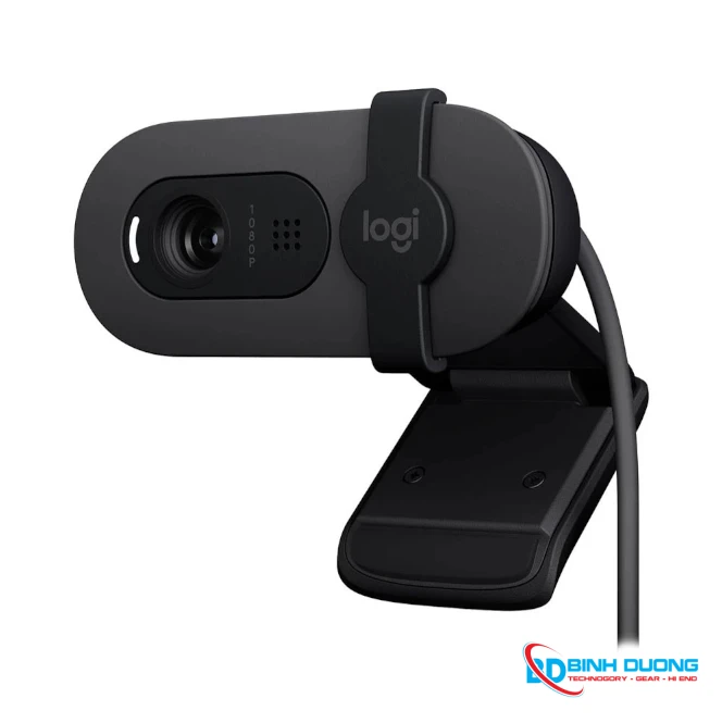 Webcam Logitech Brio 100 Full HD 1080p Đen-960-001587